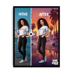 AI GTA Kişiye Özel Poster Tablo