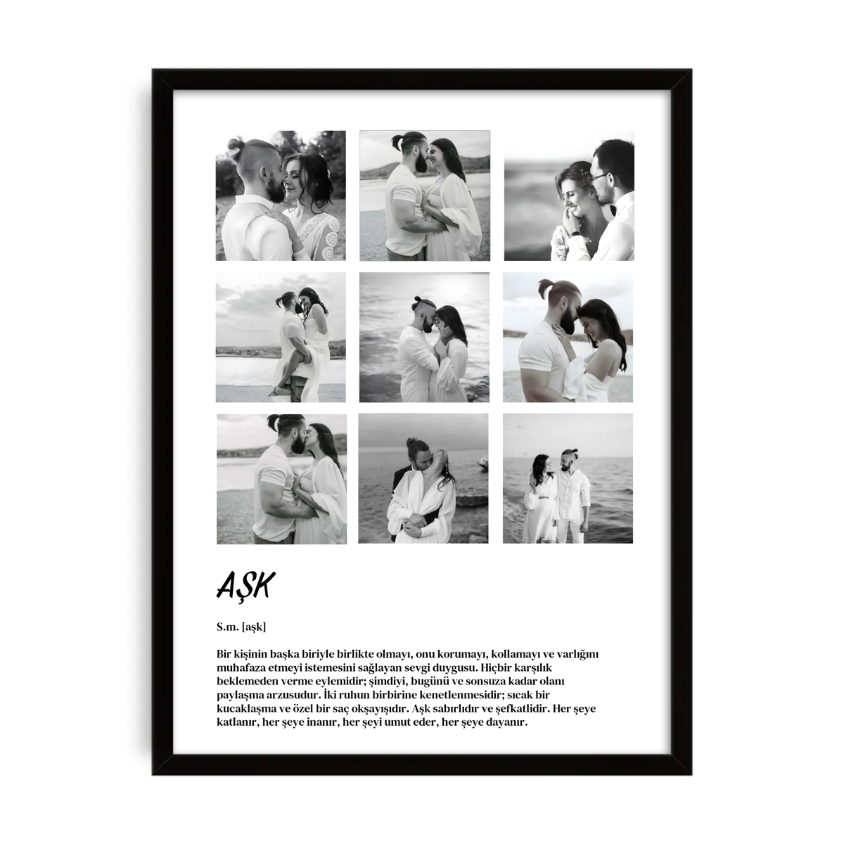 Kişiselleştirilebilir Amor - Sanatsal Aşk Poster Tablo