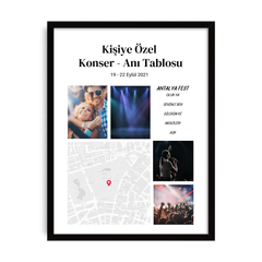 Kişiselleştirilebilir Festival Temalı Poster Tablo