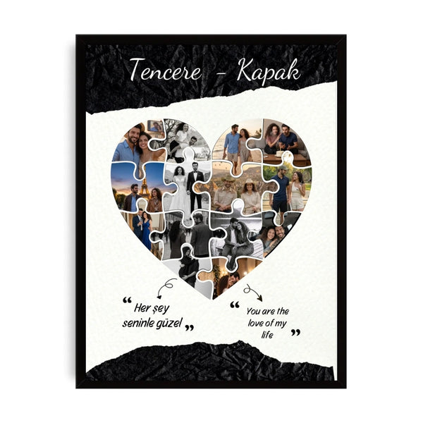 Puzzle Poster Tablo